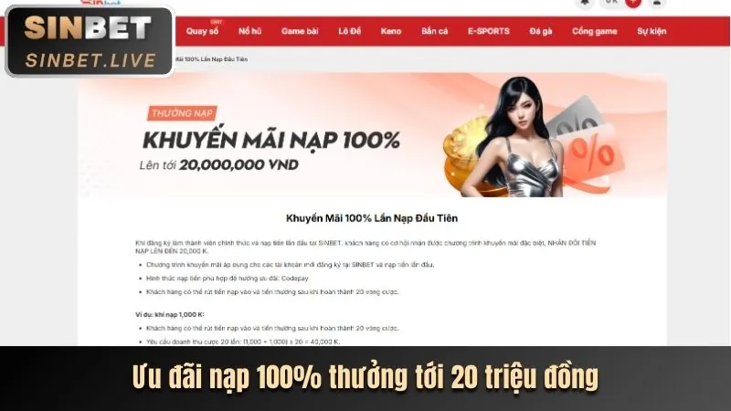 Ưu đãi nạp tiền hàng ngày rongvang68